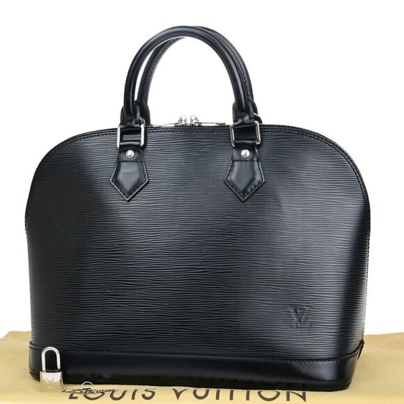 LOUIS VUITTON LV Alma PM Hand Bag Epi Leather Noir Black - Picture 1 of 13